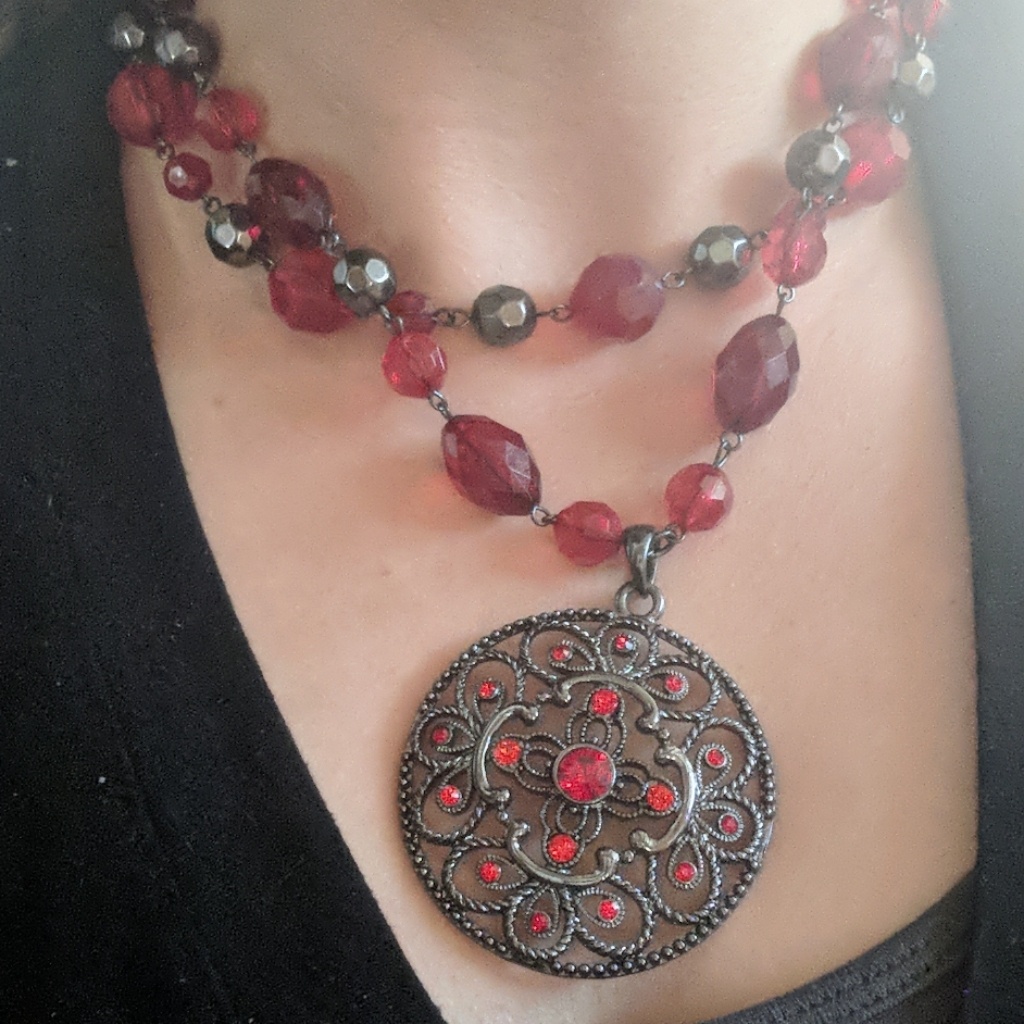 Statement Red Necklace